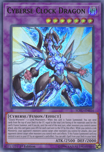 Cyberse Clock Dragon - SOFU-EN034 Ultra Rare Unlimited