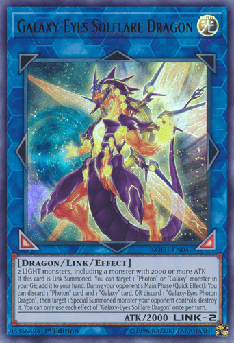 Galaxy-Eyes Solflare Dragon - SOFU-EN042 Ultra Rare Unlimited