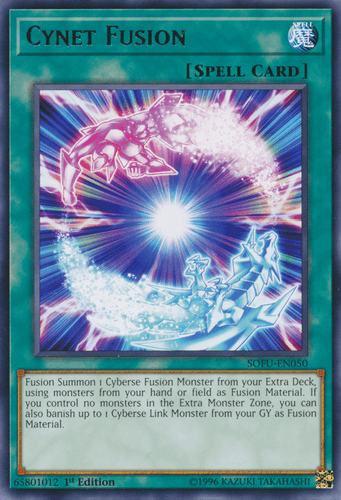Cynet Fusion - SOFU-EN050 Rare 1st Edition