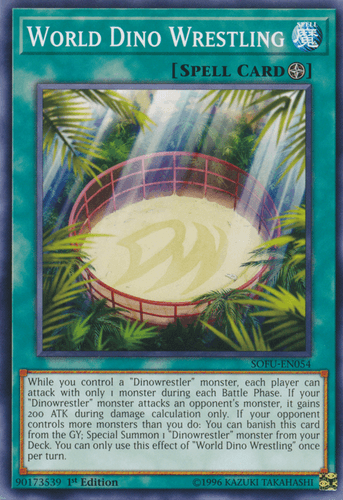 World Dino Wrestling - SOFU-EN054 Common 1st Edition