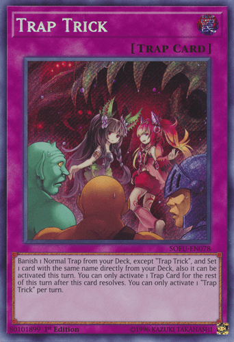 Trap Trick - SOFU-EN078 Secret Rare 1st Edition