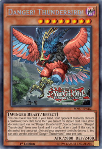 Danger! Thunderbird! - SOFU-EN082 Secret Rare Unlimited