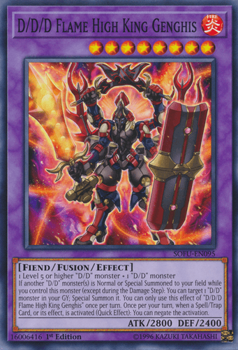 D/D/D Flame High King Genghis - SOFU-EN095 Common Unlimited