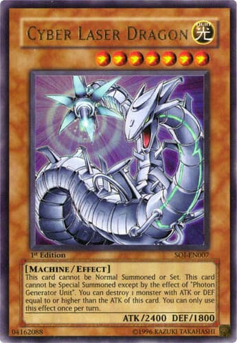Cyber Laser Dragon - SOI-EN007 Ultimate Rare 1st Edition