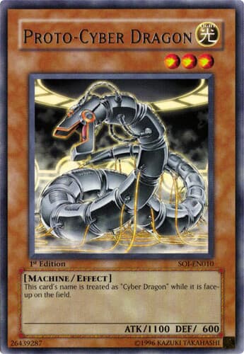 Proto-Cyber Dragon - SOI-EN010 Rare Unlimited