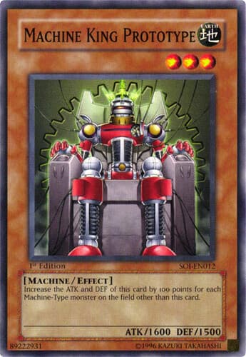 Machine King Prototype - SOI-EN012 Common 1st Edition