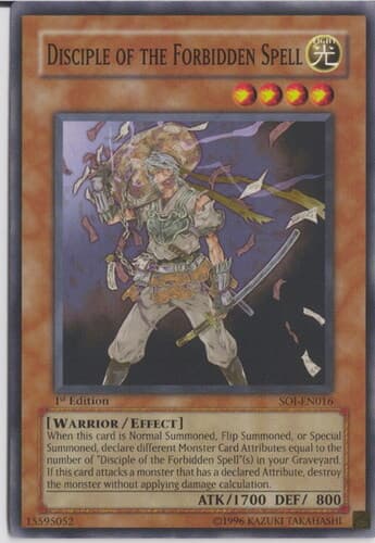 Disciple of the Forbidden Spell - SOI-EN016 Common Unlimited