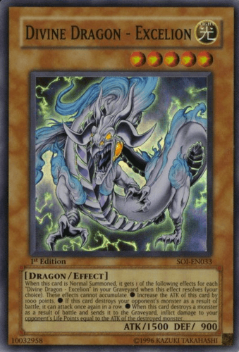 Divine Dragon - Excelion - SOI-EN033 Ultimate Rare Unlimited