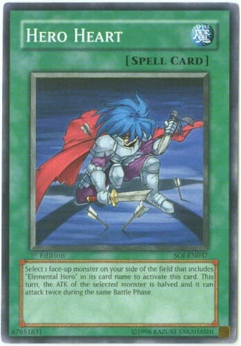 Hero Heart - SOI-EN037 Common 1st Edition