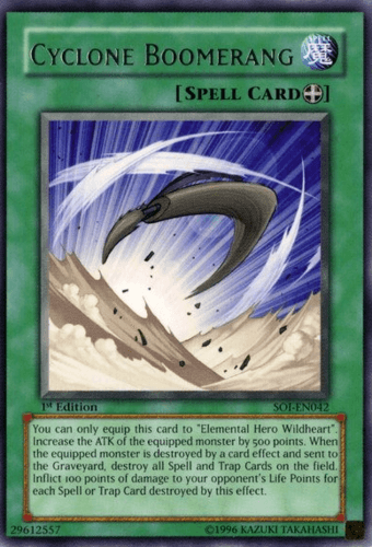 Cyclone Boomerang - SOI-EN042 Rare Unlimited