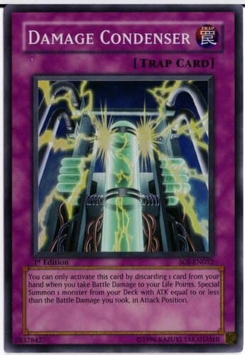 Damage Condenser - SOI-EN052 Super Rare 1st Edition