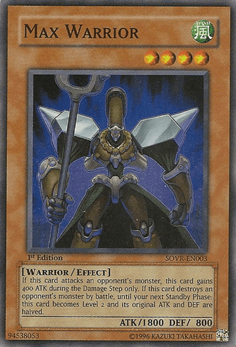 Max Warrior - SOVR-EN003 Super Rare Unlimited