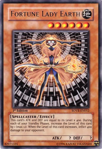 Fortune Lady Earth - SOVR-EN012 Rare Unlimited