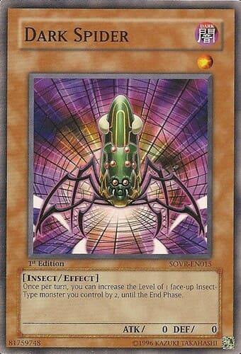 Dark Spider - SOVR-EN015 Common 1st Edition
