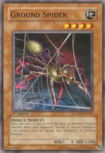Ground Spider - SOVR-EN016 Common 1st Edition