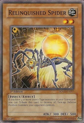 Relinquished Spider - SOVR-EN017 Common 1st Edition