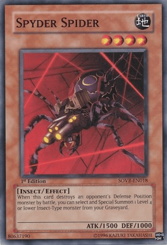 Spyder Spider - SOVR-EN018 Common 1st Edition