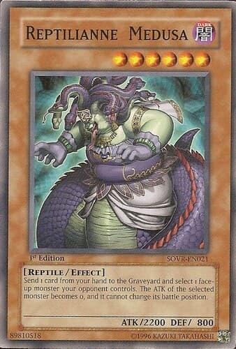 Reptilianne Medusa - SOVR-EN021 Common 1st Edition