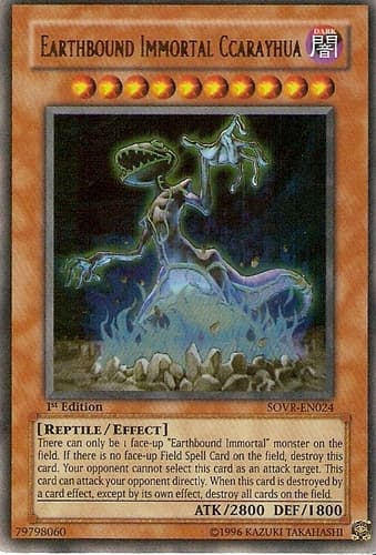 Earthbound Immortal Ccarayhua - SOVR-EN024 Ultra Rare Unlimited
