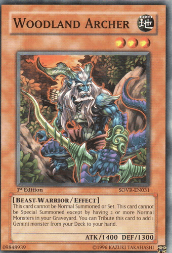 Woodland Archer - SOVR-EN031 Common 1st Edition
