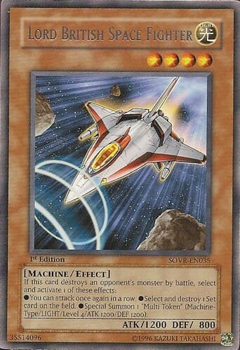 Lord British Space Fighter - SOVR-EN035 Rare Unlimited