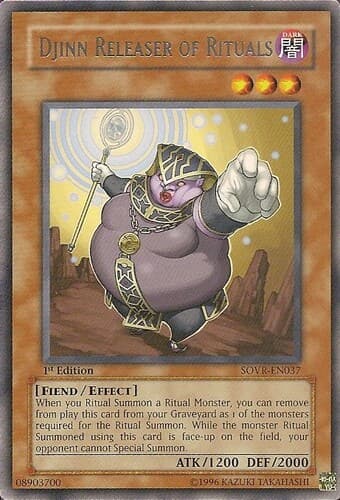 Djinn Releaser of Rituals - SOVR-EN037 Rare Unlimited
