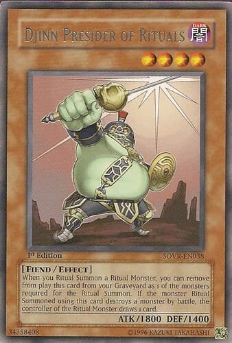 Djinn Presider of Rituals - SOVR-EN038 Rare Unlimited