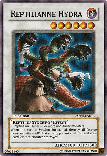 Reptilianne Hydra - SOVR-EN042 Super Rare 1st Edition