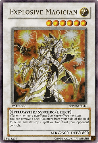 Explosive Magician - SOVR-EN044 Ultimate Rare 1st Edition