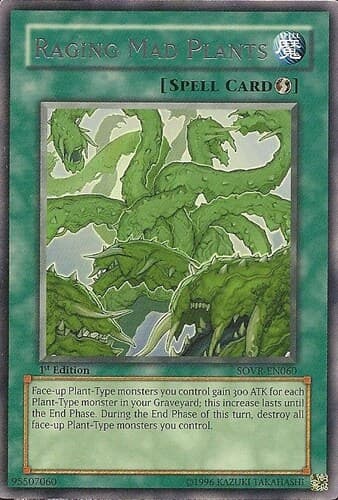 Raging Mad Plants - SOVR-EN060 Rare 1st Edition