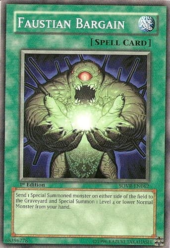 Faustian Bargain - SOVR-EN062 Common 1st Edition