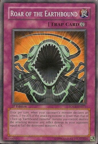 Roar of the Earthbound Immortal - SOVR-EN071 Common 1st Edition