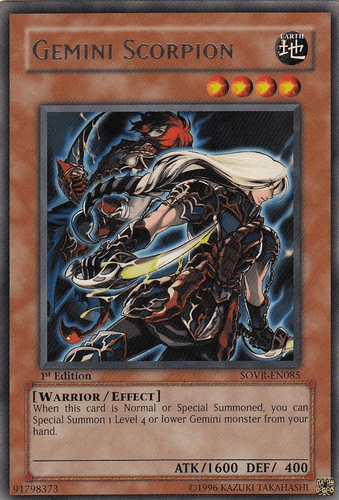 Gemini Scorpion - SOVR-EN085 Rare Unlimited