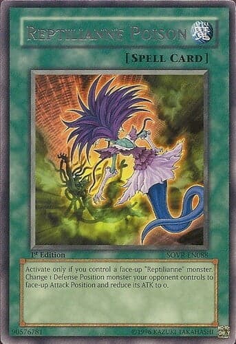 Reptilianne Poison - SOVR-EN088 Rare 1st Edition