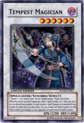 Tempest Magician - SOVR-ENSE1 Super Rare Limited Edition