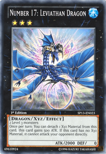 Number 17: Leviathan Dragon - SP13-EN023 Starfoil Rare 1st Edition