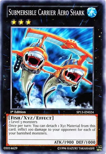 Submersible Carrier Aero Shark - SP13-EN024 Starfoil Rare 1st Edition