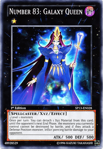 Number 83: Galaxy Queen - SP13-EN028 Common 1st Edition