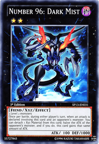 Number 96: Dark Mist - SP13-EN031 Starfoil Rare 1st Edition