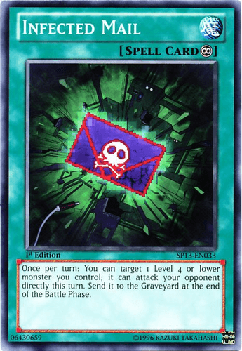 Infected Mail - SP13-EN033 Common 1st Edition