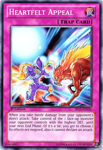 Heartfelt Appeal - SP13-EN036 Starfoil Rare 1st Edition