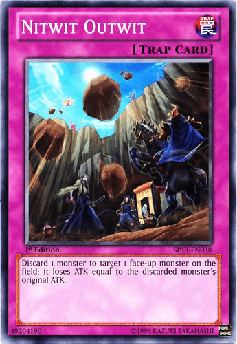 Nitwit Outwit - SP13-EN038 Starfoil Rare 1st Edition