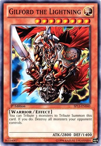 Gilford the Lightning - SP13-EN040 Common 1st Edition