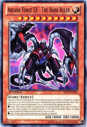 Arcana Force EX - The Dark Ruler - SP13-EN043 Common 1st Edition