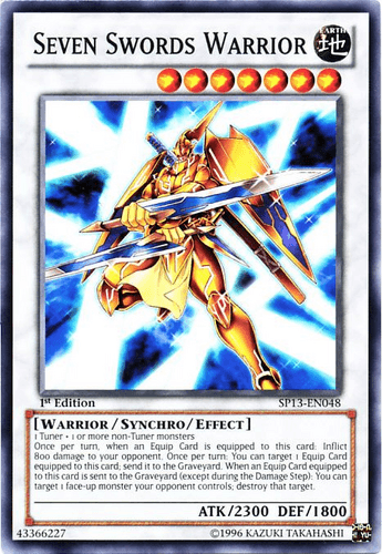 Seven Swords Warrior - SP13-EN048 Common Unlimited