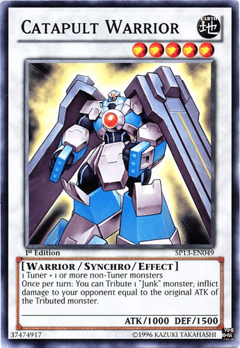 Catapult Warrior - SP13-EN049 Starfoil Rare 1st Edition