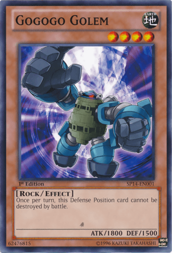 Gogogo Golem - SP14-EN001 Common 1st Edition