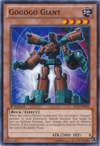 Gogogo Giant - SP14-EN003 Starfoil Rare 1st Edition