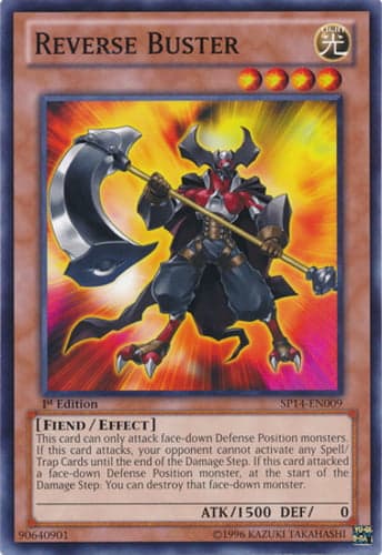 Reverse Buster - SP14-EN009 Starfoil Rare 1st Edition