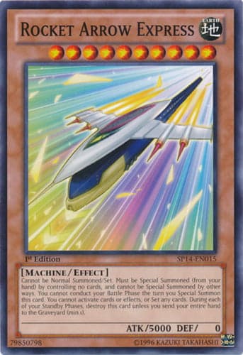 Rocket Arrow Express - SP14-EN015 Starfoil Rare 1st Edition